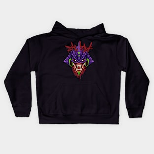 Purple Kaiju Kids Hoodie